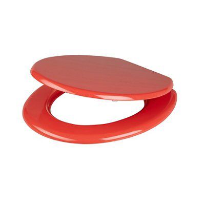 Cooke & Lewis Palmi Red Standard Close Toilet Seat | Compare The Build