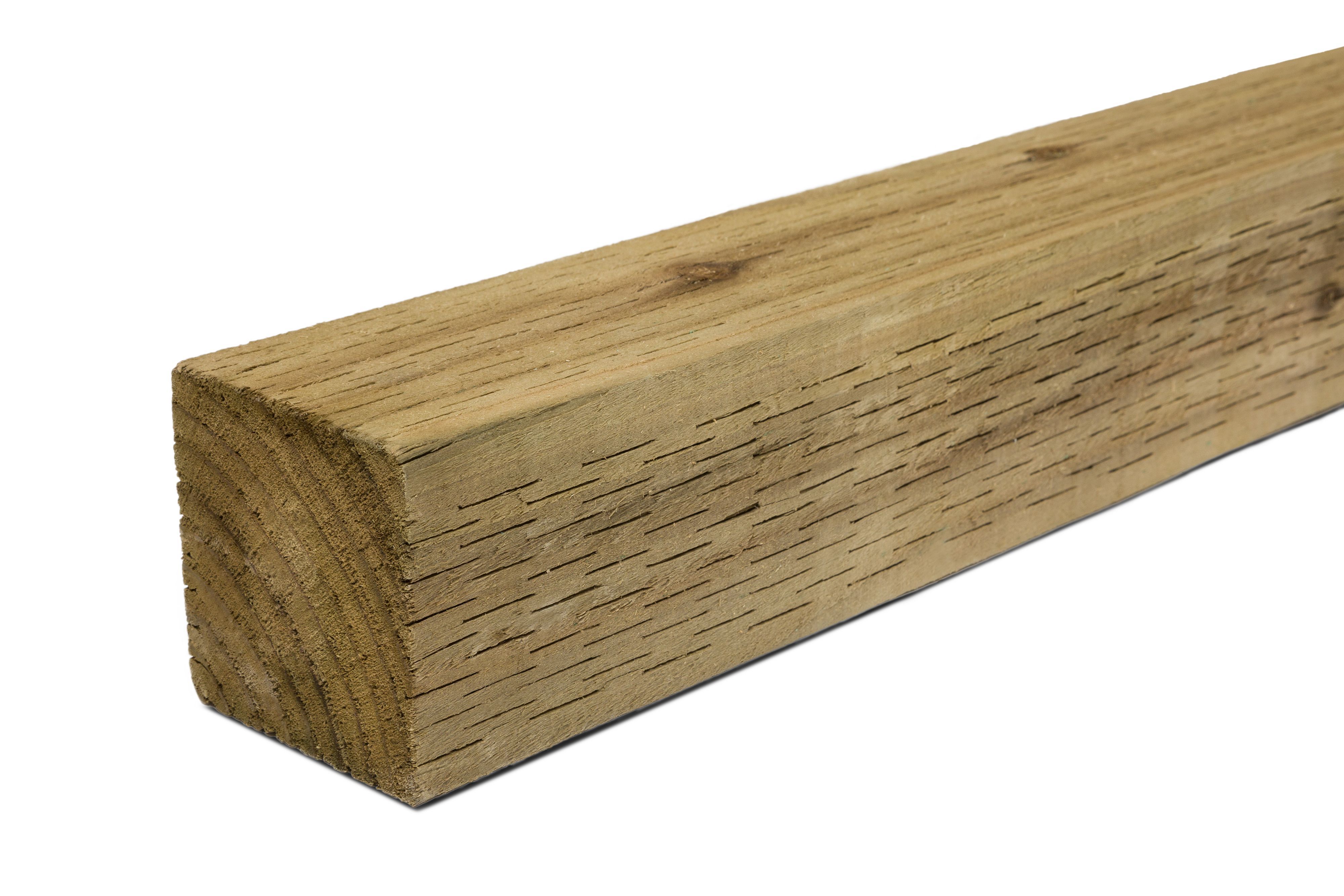 Blooma Softwood Fence Post (H)2.4M (W)100 mm Price Comparisons | Compare The Build