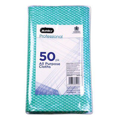 Minky Profess All Purpose Cloth Grn50Pk | Compare The Build