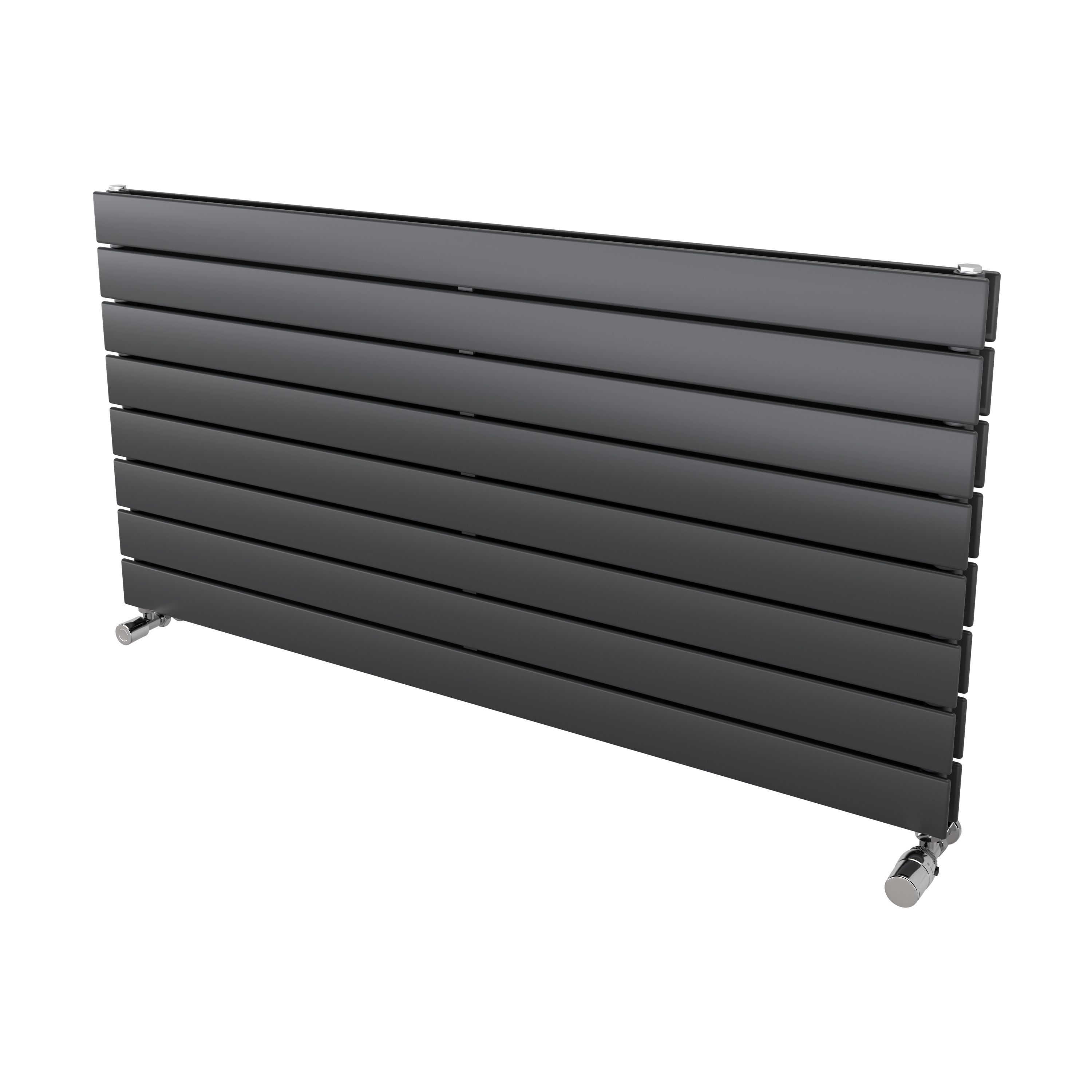 Ximax Vertirad Duplex Satin Anthracite Horizontal Designer Panel Radiator, (W)1200mm X (H)595mm Price Comparisons | Compare The Build