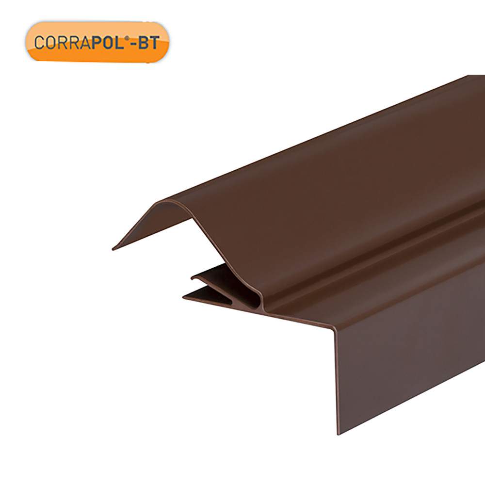 CORRAPOL-BT Rock N Lock Side Flashing in Brown 6000mm x 125mm x 97mm AC228BR Price Comparisons | Compare The Build