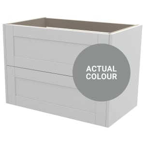 Duarti By Calypso Highwood 800mm Full Depth 2 Drawer Wall Hung Vanity Unit - Twilight Grey Price Comparisons | Compare The Build