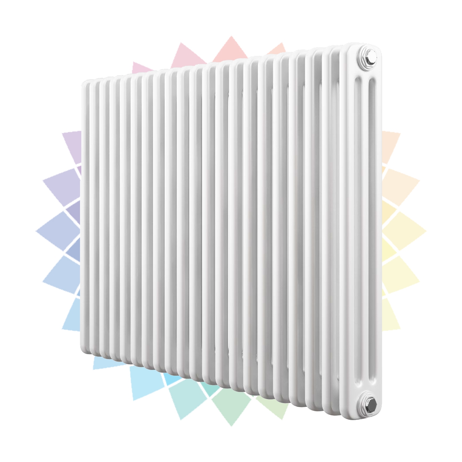 Apollo Roma 3 Column Horizontal Radiator, Custom Colour, 750mm x 817mm Price Comparisons | Compare The Build