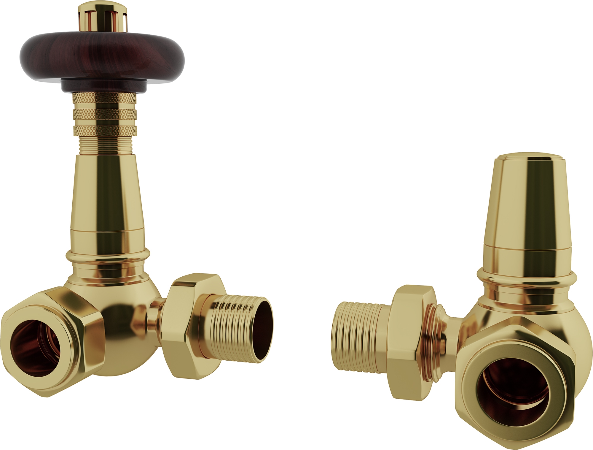 Trade Direct Thermostatic Valves, Heritage, Polished Brass Corner - 8mm Price Comparisons | Compare The Build