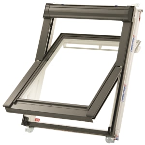 Keylite WCP 01C HT White Painted Centre Pivot Hi-Therm Roof Window - 550 x 1180mm Price Comparisons | Compare The Build