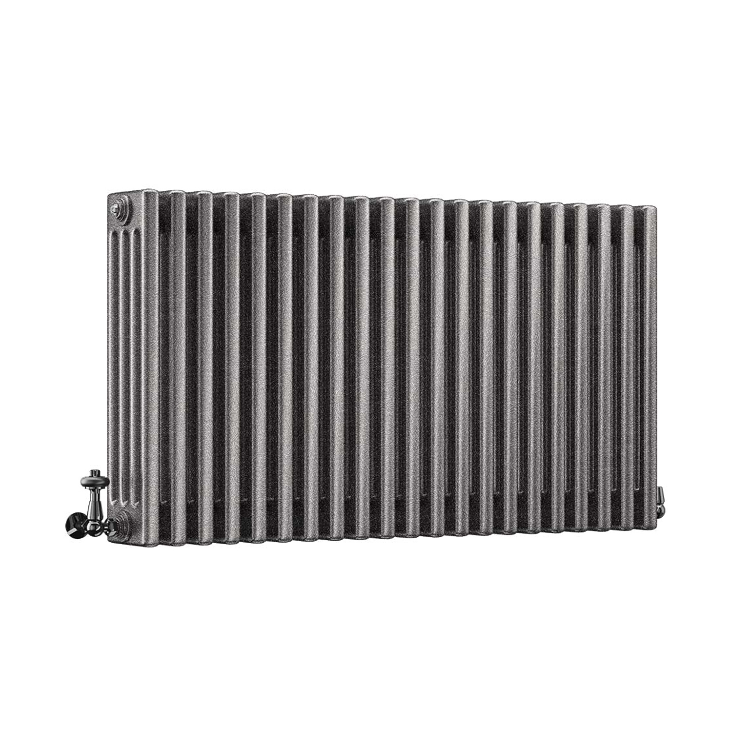 DQ Modus 4 Column Horizontal Radiator, Historic Silver, 600mm x 622mm Price Comparisons | Compare The Build