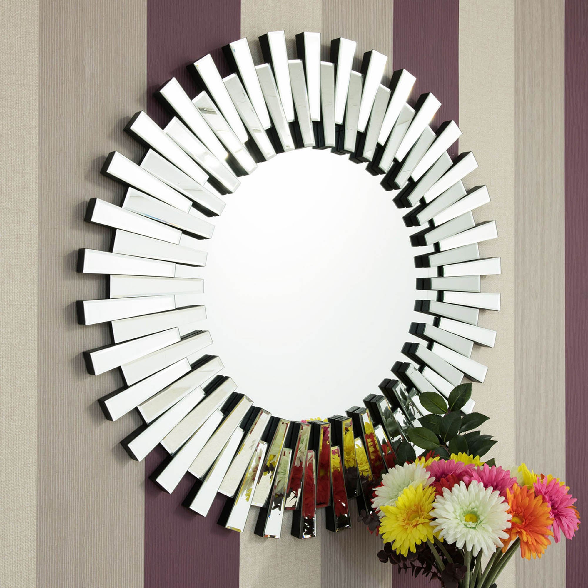 Starburst Wall Mirror, 91cm Clear Price Comparisons | Compare The Build