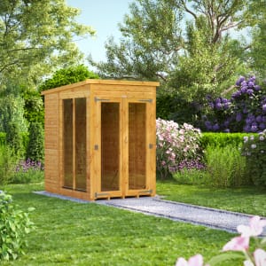 Power Sheds 4 x 6ft Pent Shiplap Dip Treated Summerhouse Price Comparisons | Compare The Build