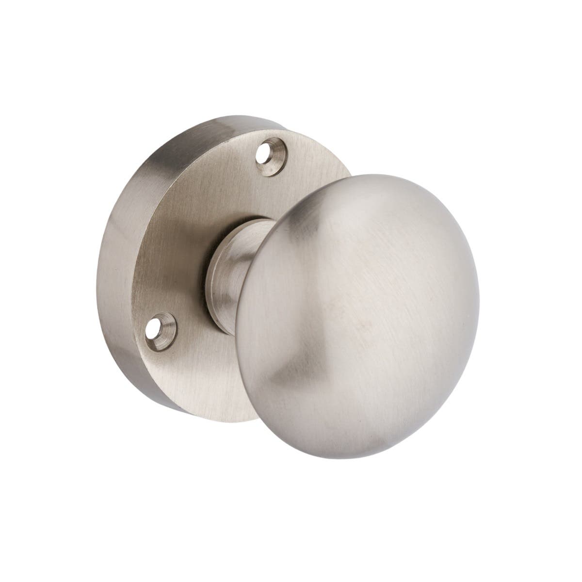 Orion Mortice Knob - Satin Nickel (Pair) | Compare The Build