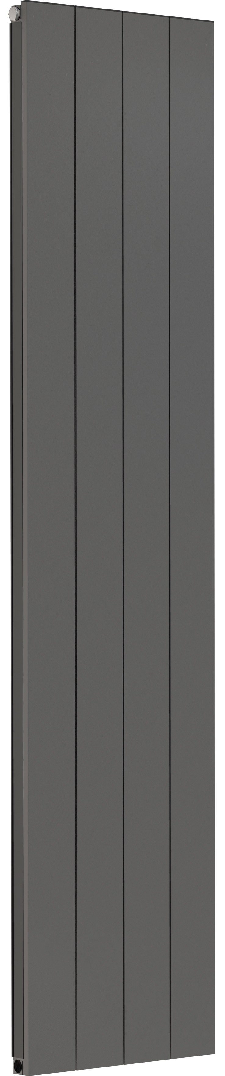 Towelrads Ascot Aluminium Vertical Radiator, Anthracite, 1800mm x 407mm Price Comparisons | Compare The Build