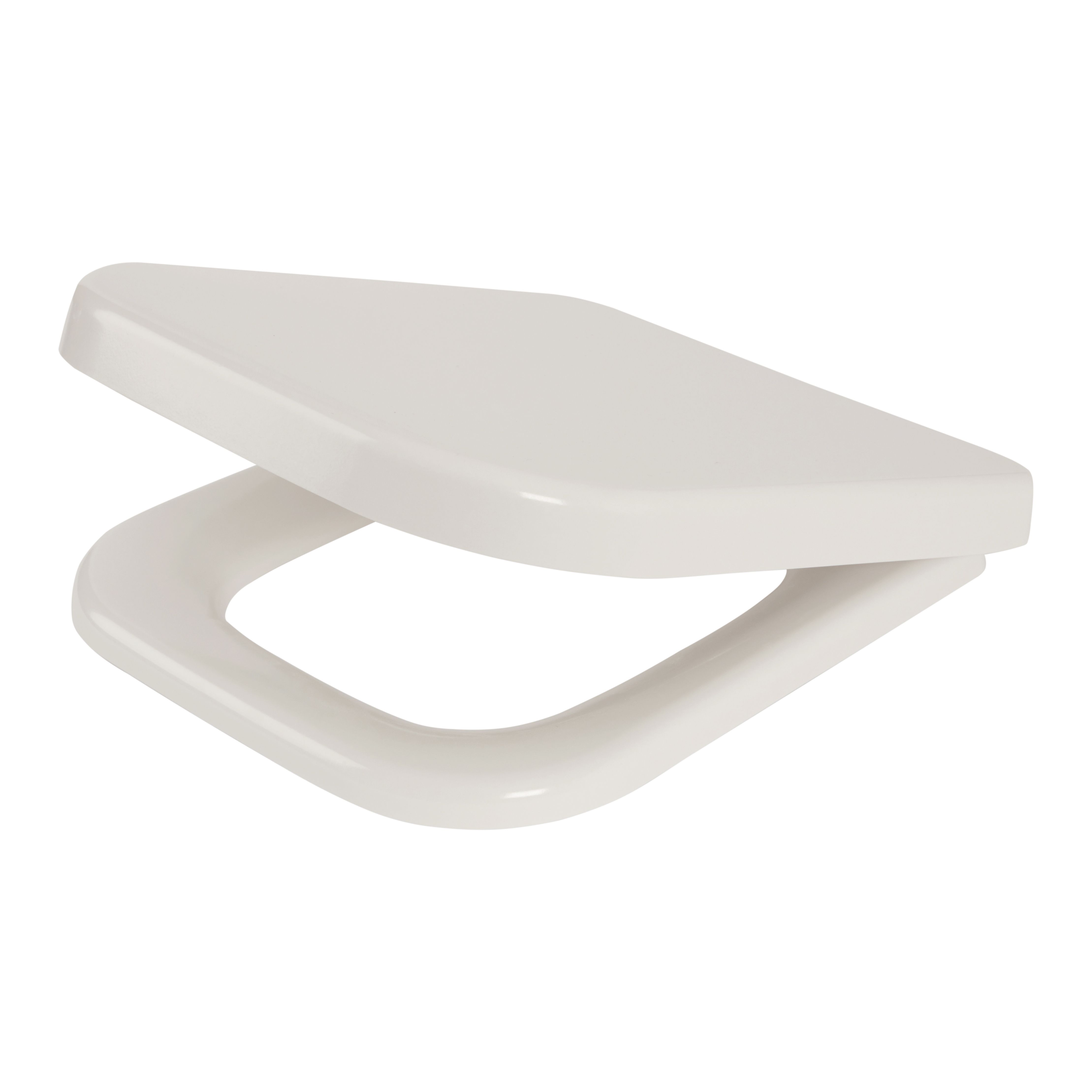 Cooke & Lewis Affini White Bottom Fix Soft Close Toilet Seat | Compare The Build