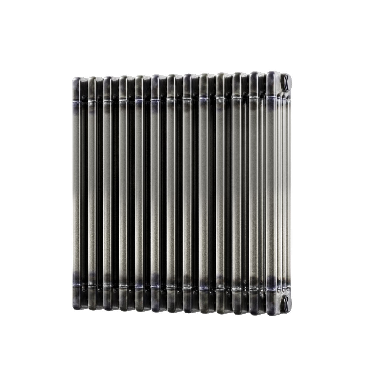 Trade Direct 4 Column Horizontal Radiator, Raw Metal, 600mm x 592mm Price Comparisons | Compare The Build