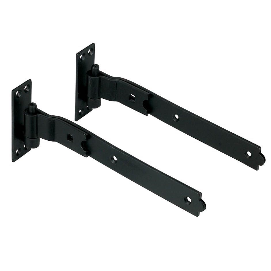 Powder Coated Steel Gate Hinge Hook & Band (L) 457mm, Pack Of 2 Price Comparisons | Compare The Build