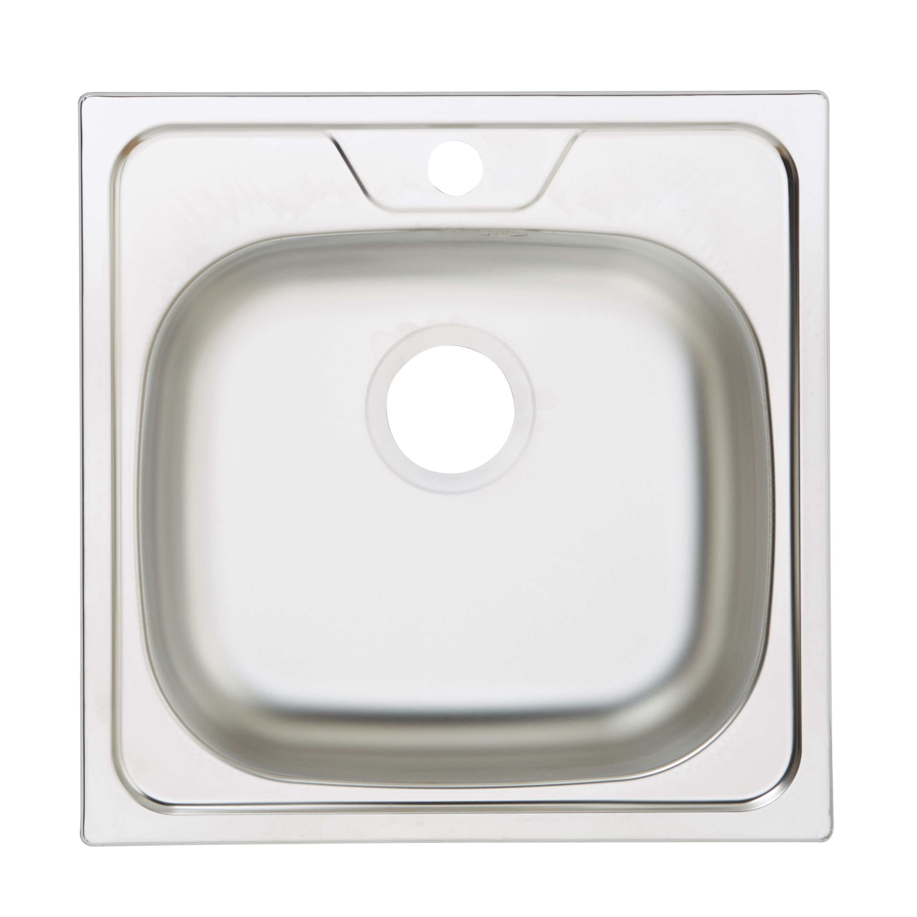 Gamow Inox Stainless Steel Square 1 Bowl Compact Sink (W)480mm Price Comparisons | Compare The Build