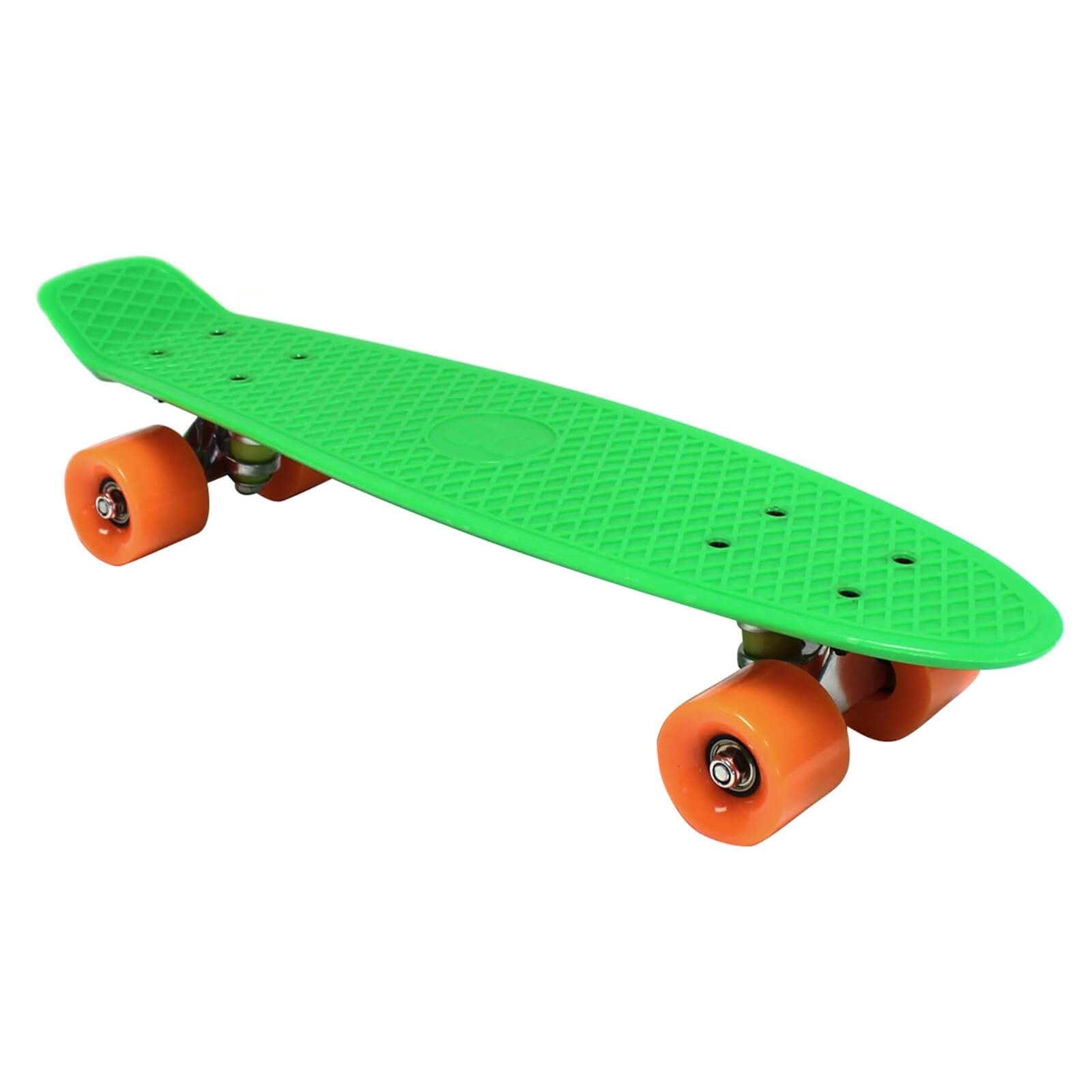 Charles Bentley 22 Retro Mini Plastic Skateboard Green Price Comparisons | Compare The Build