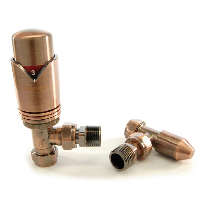 West Thermostatic Valves, Wave, Antique Copper Angled - 8mm Price Comparisons | Compare The Build