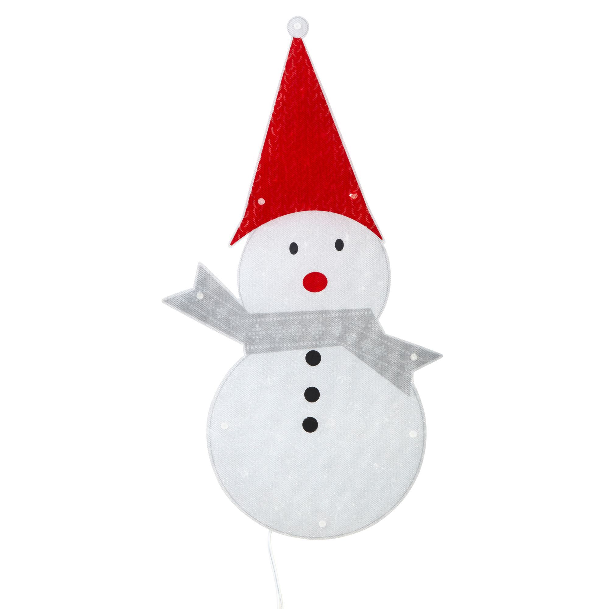 Mains Operated Multifunction Snowman Window Silhouette Price Comparisons | Compare The Build