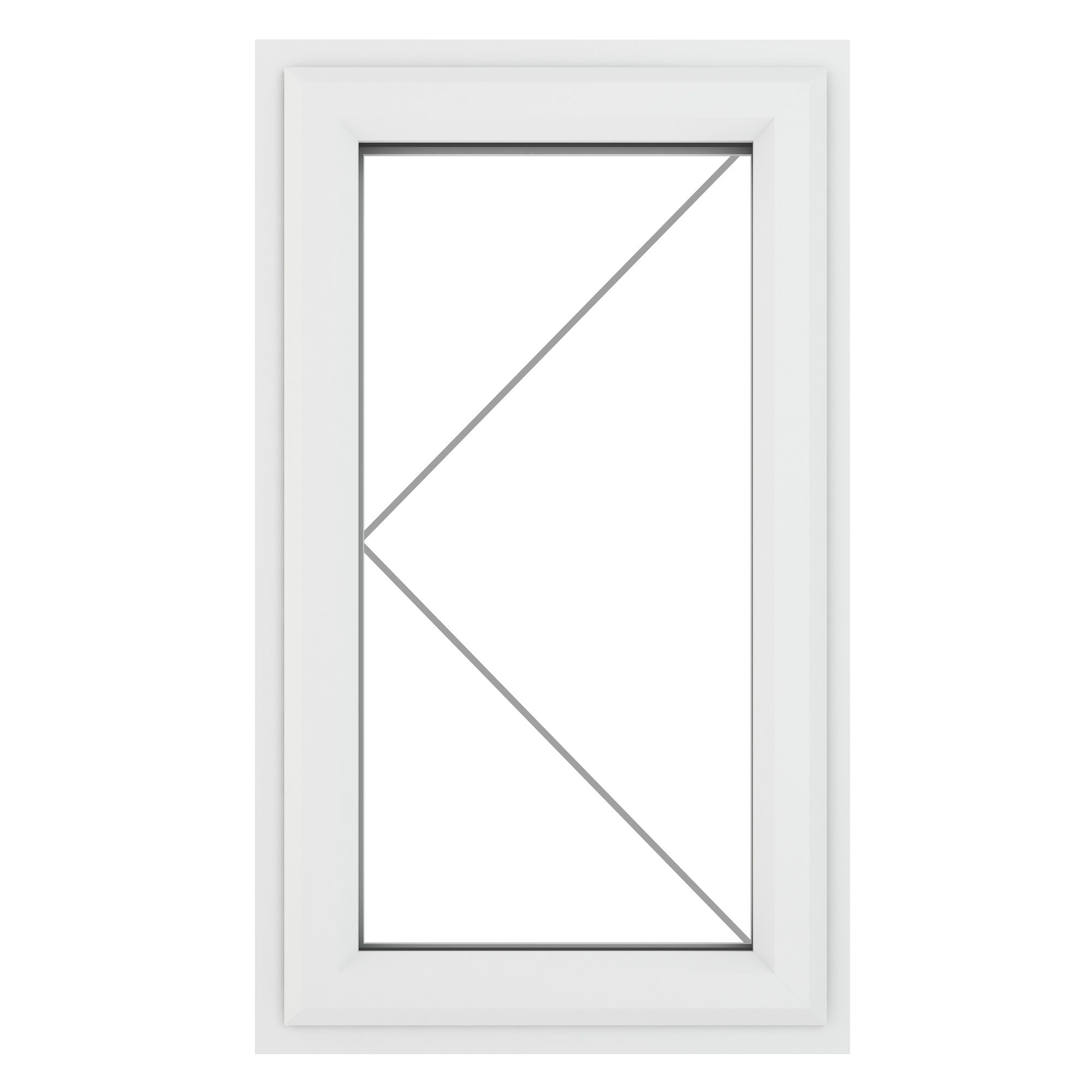 GoodHome Clear Double Glazed White Upvc Left-Handed Window, (H)1190mm (W)610mm Price Comparisons | Compare The Build