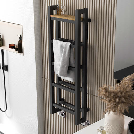 Terma Stand Heated Towel Rail - Modern Grey 1150 x 400mm Price Comparisons | Compare The Build