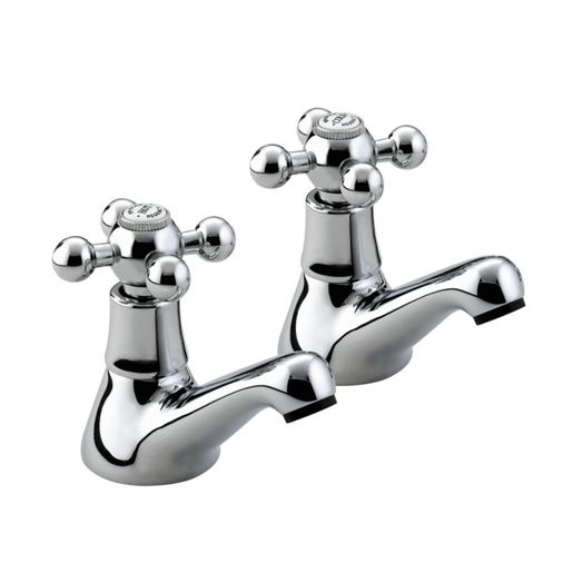 Bristan Regency Basin Pillar Taps Chrome Price Comparisons | Compare The Build