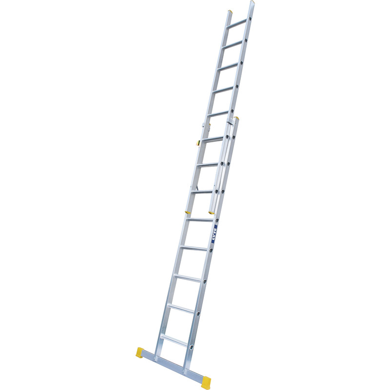 Lyte Ladders Lyte Trade Extension Ladder 2 section, Closed length 2.42m Aluminium Price Comparisons | Compare The Build