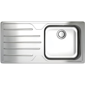 Ibis 1 Bowl Left Hand Drainer Sink - Stainless Steel Price Comparisons | Compare The Build