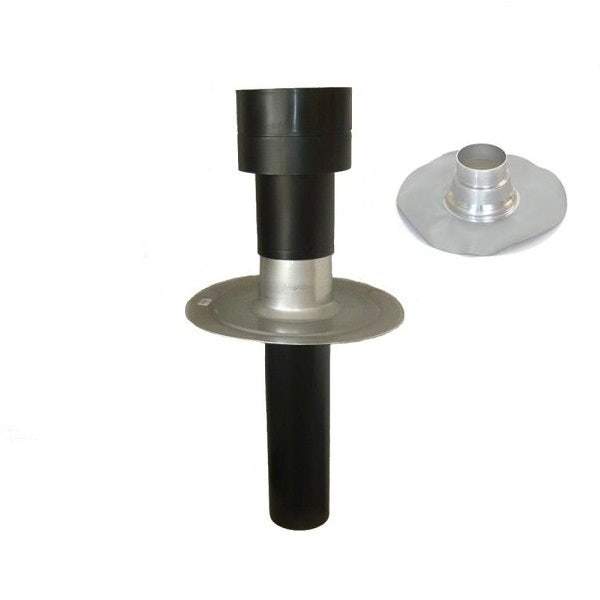 Ubbink OFT5 Insulated Flat Roof Vent Terminal - 125mm Diameter (Black) PVC 50147240 Price Comparisons | Compare The Build