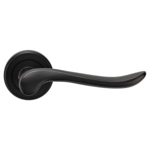 Serozzetta Verdun Matt Black Round Rose Door Handle - 1 Pair | Compare The Build