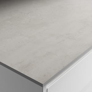 Wickes Laminate Zenith Compact Worktop - Cloudy Cement 610mm x 12.5mm x 3m Price Comparisons | Compare The Build