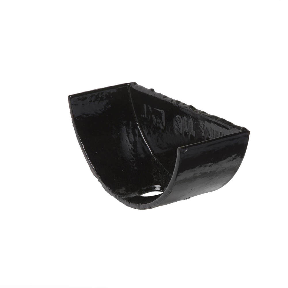 Cast Iron Half Round Gutter External Stopend - 150mm Black Price Comparisons | Compare The Build