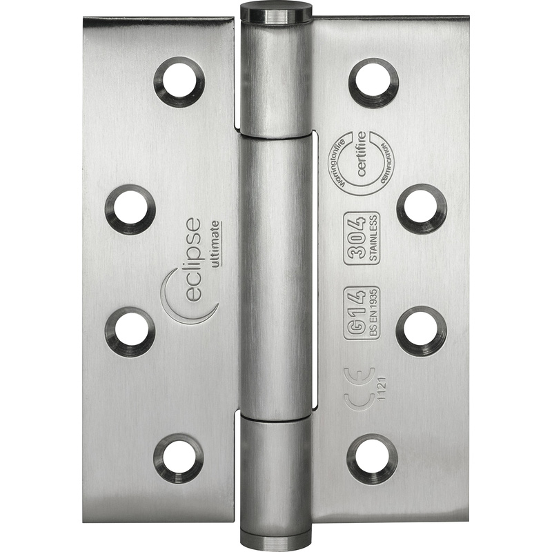 Eclipse Grade 14 Concealed Bearing Hinge Satin (2 Pack) in Silver Stainless Steel Price Comparisons | Compare The Build