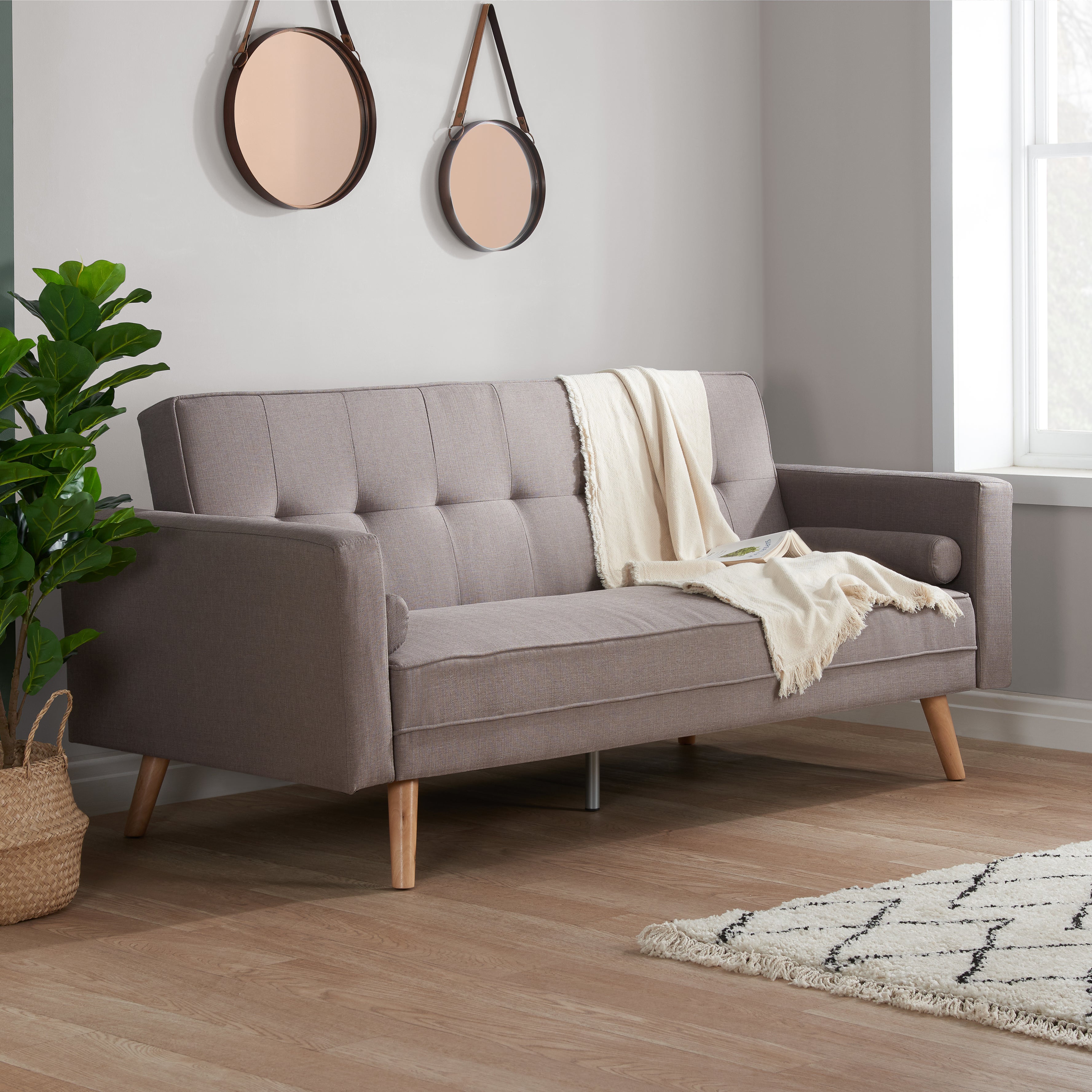Ethan Large Sofa Bed Grey Price Comparisons | Compare The Build