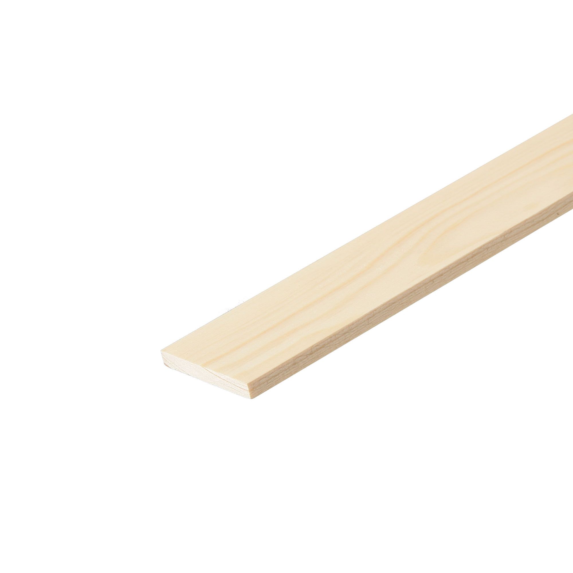 Smooth Square edge Redwood pine Stripwood (L)2.4m (W)46mm (T)4mm | Compare The Build