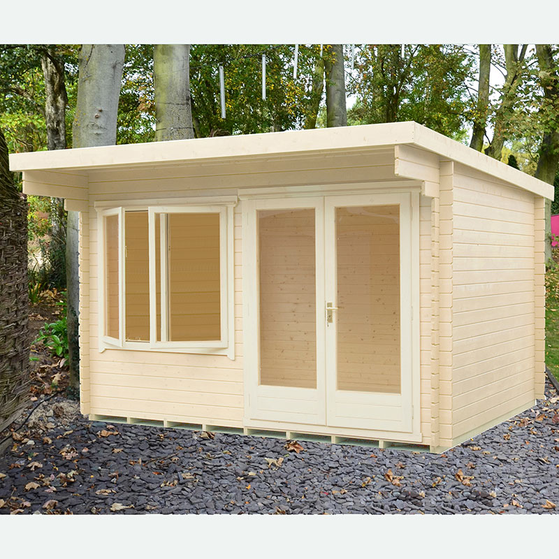 Shire Belgravia 3.6m x 2.4m Log Cabin (28mm) Price Comparisons | Compare The Build