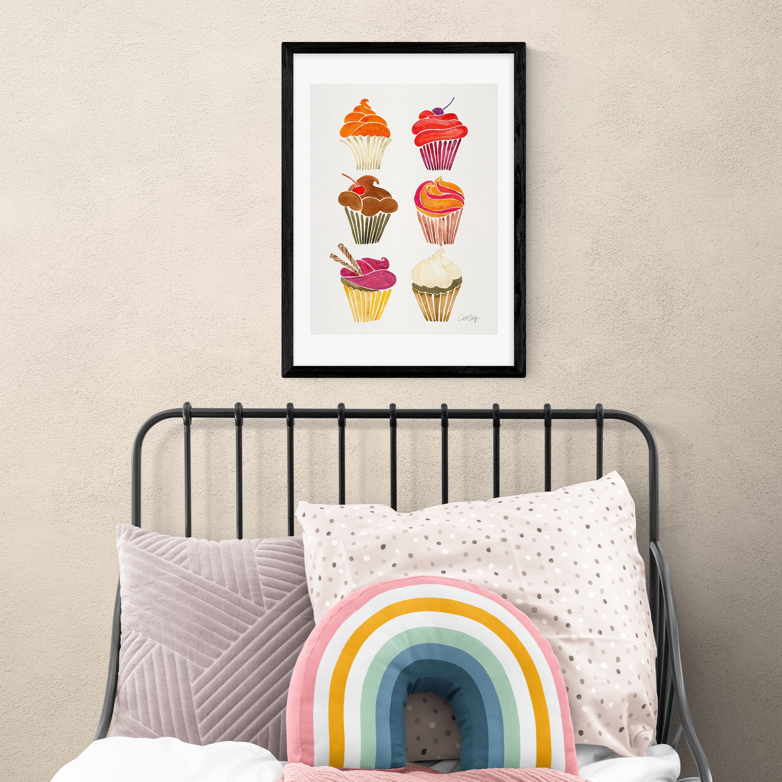 East End Prints Cupcakes Print MultiColoured Price Comparisons | Compare The Build