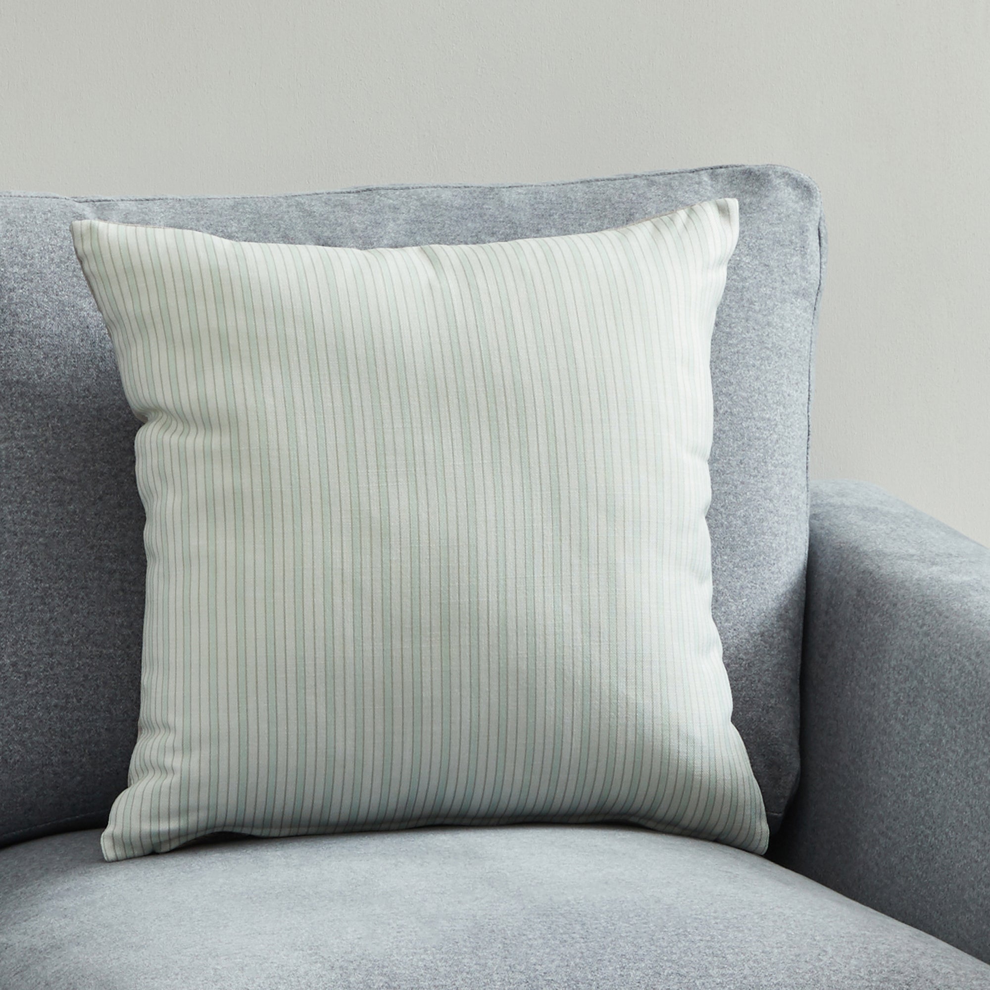 Meadow Striped Cushion Grey and Green Price Comparisons | Compare The Build