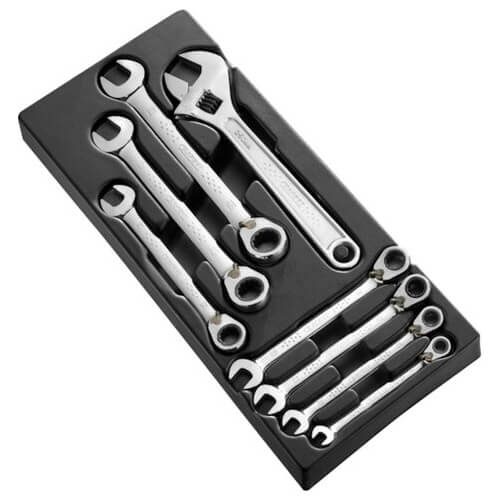 Expert by Facom 7 Piece Ratchet Combination Spanner Set in Tray Module Price Comparisons | Compare The Build