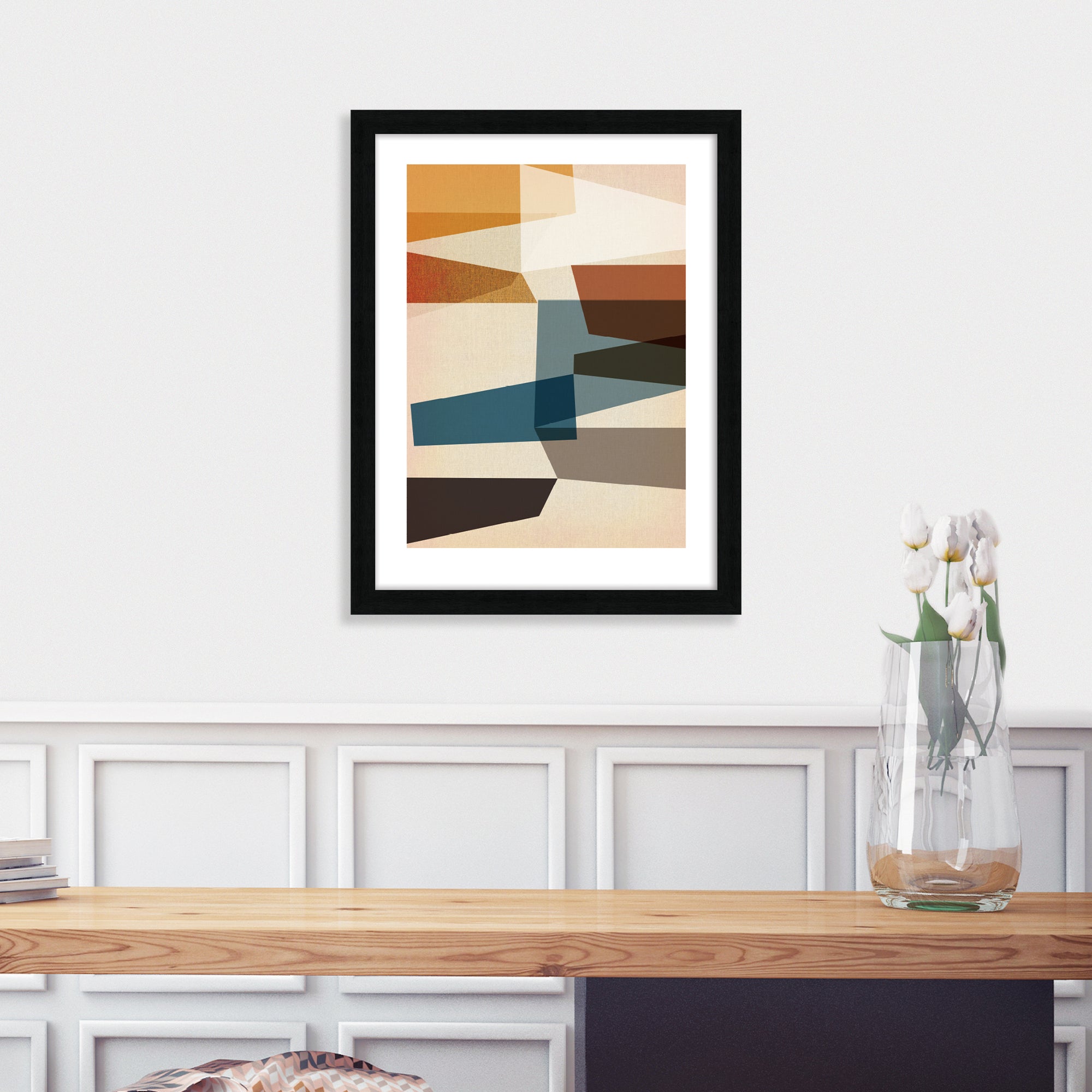 The Art Group Mid Century Modern III Framed Print MultiColoured Price Comparisons | Compare The Build