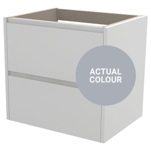 Duarti By Calypso Beaufort 600mm Full Depth 2 Drawer Wall Hung Vanity Unit - Shadow Grey | Compare The Build