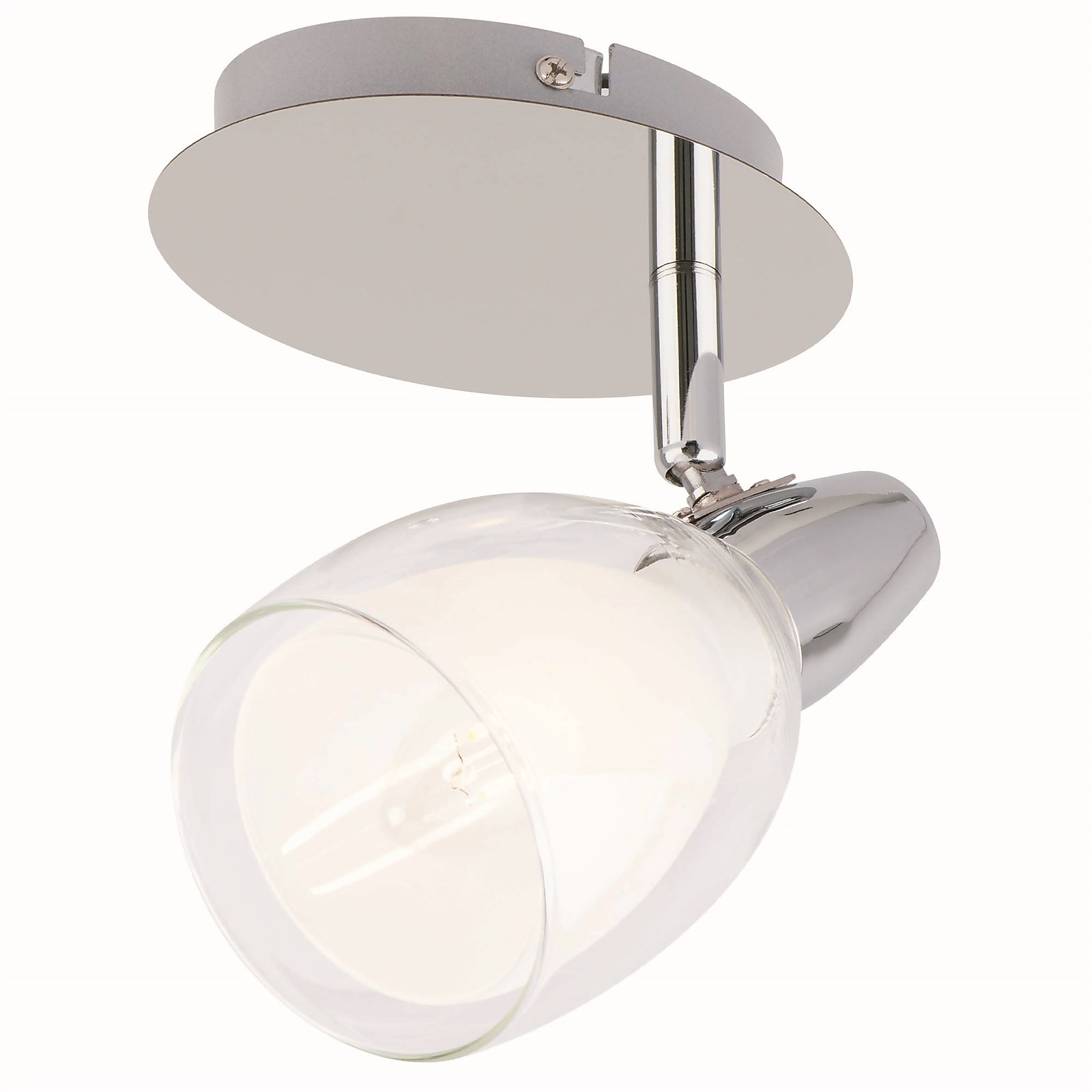 Eliza, Single Lamp Spotlight, Chrome | Compare The Build