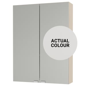 Duarti By Calypso Cascade 500mm Slimline Mirrored 2 Door Wall Hung Unit - Mirror Grey Price Comparisons | Compare The Build