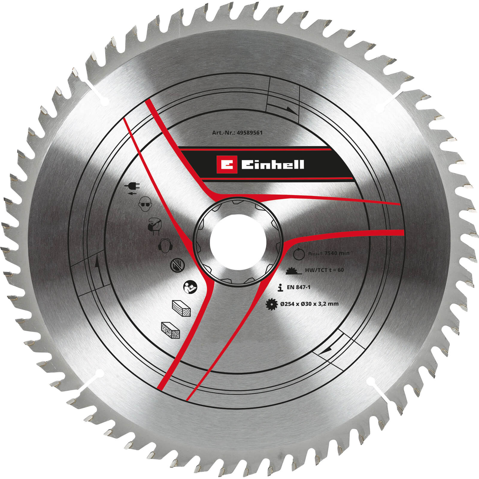 Einhell TCT Circular Saw Blade 254mm 48T 30mm Price Comparisons | Compare The Build