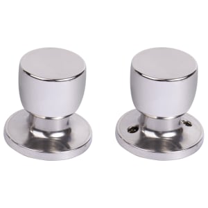 Passage Door Knob Chrome - 1 Pair Price Comparisons | Compare The Build