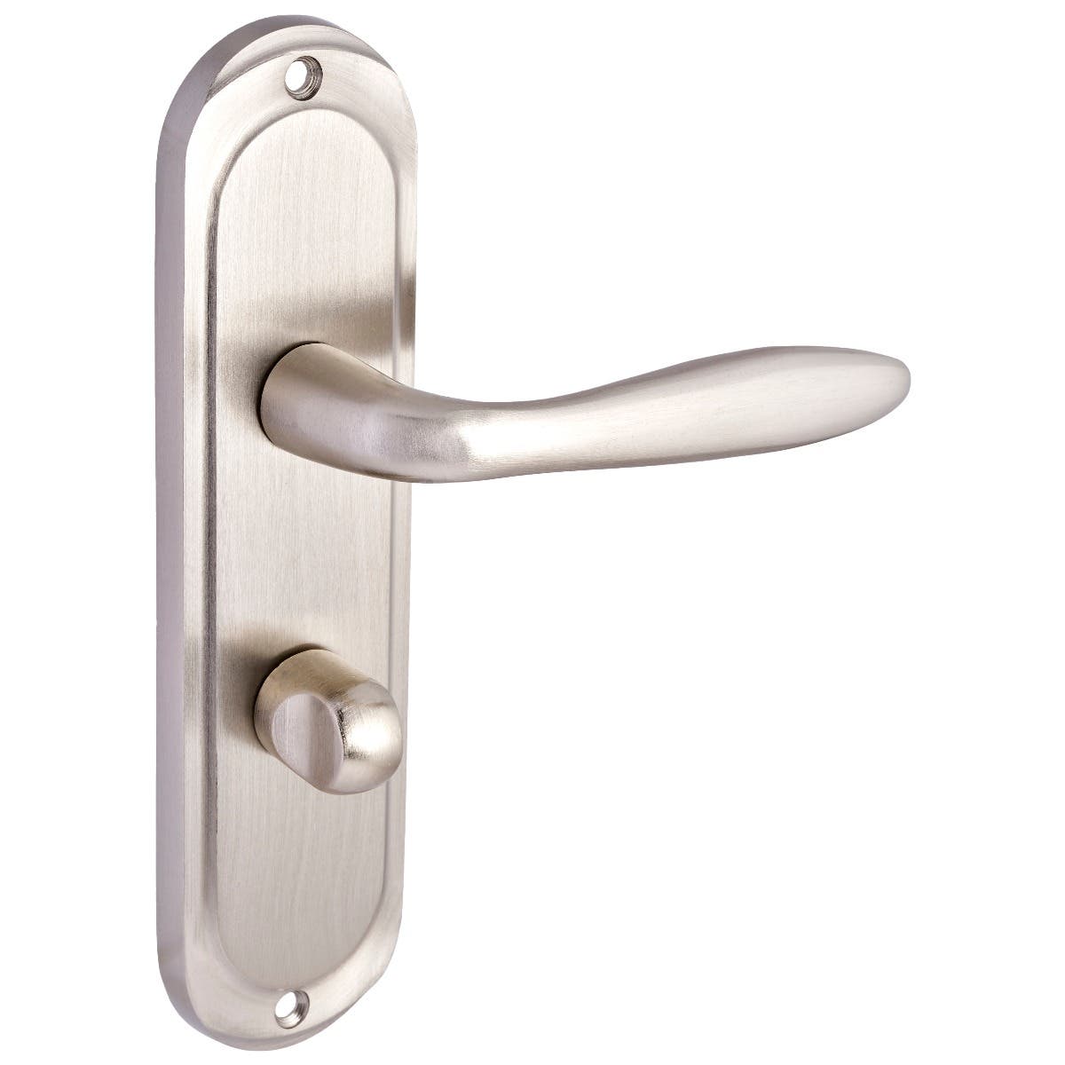 Mocho Lever Bathroom WC Door Handle Brushed Nickel Pair Price Comparisons | Compare The Build