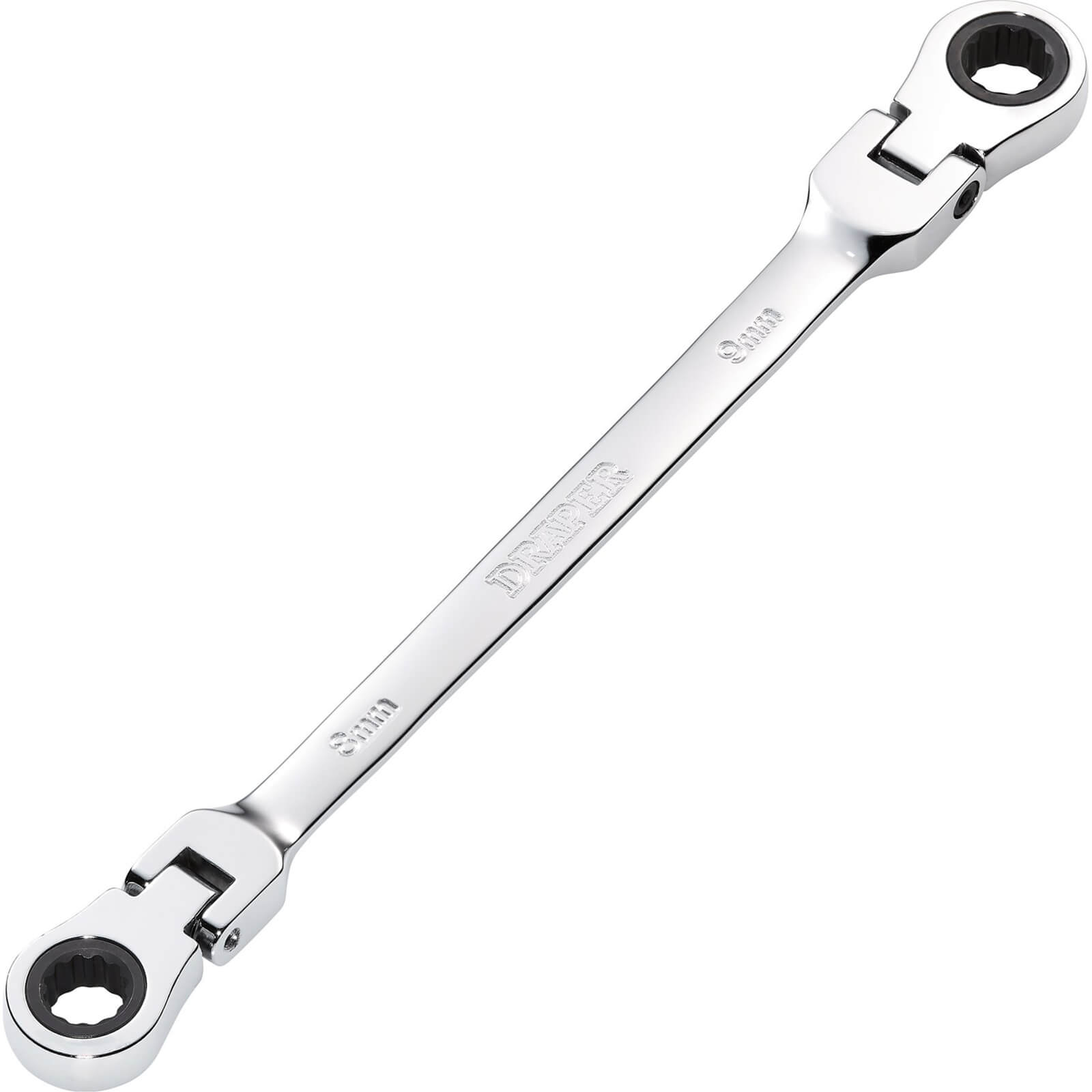 Draper Hi Torq Flexible Double Ratchet Ring Spanner 8mm x 9mm | Compare The Build