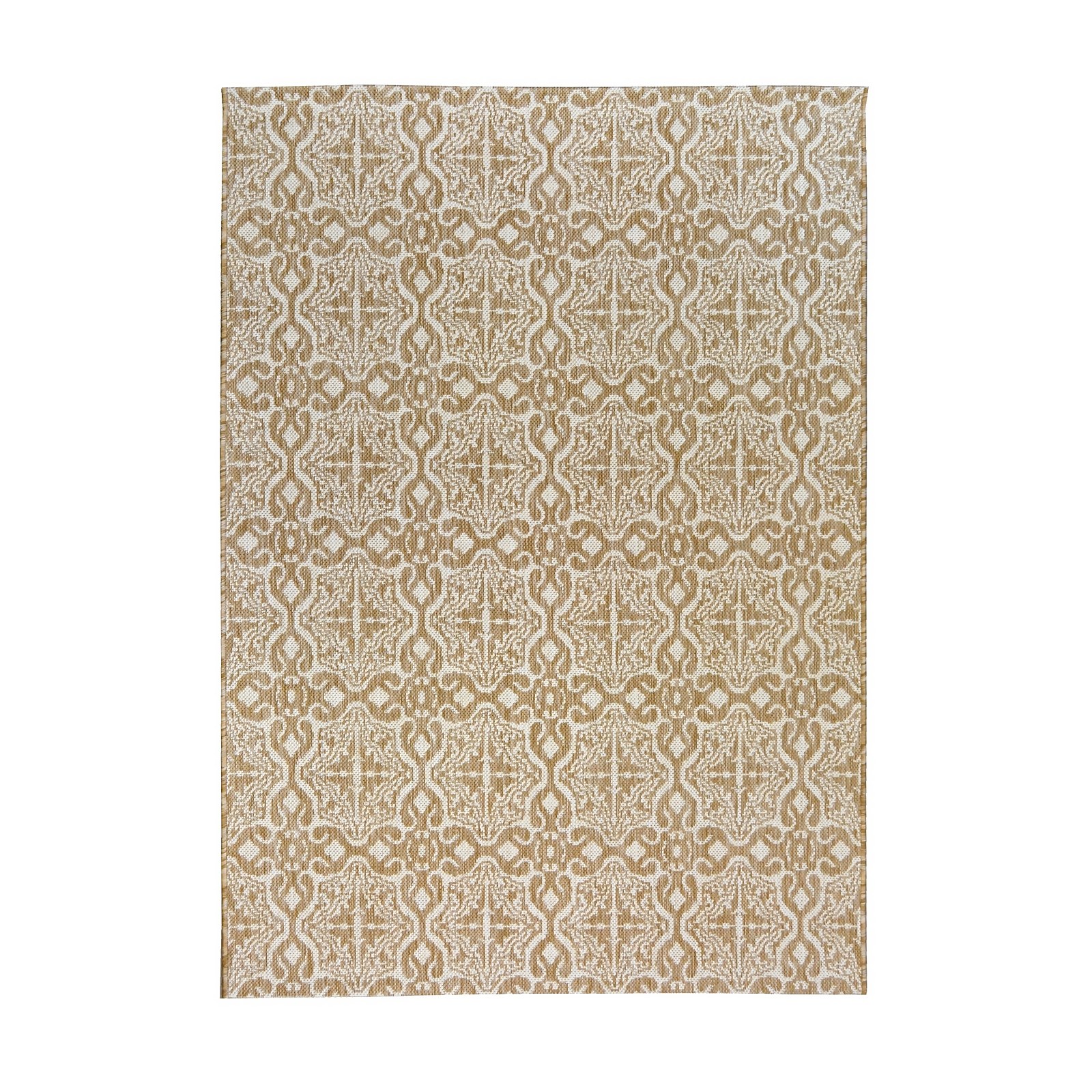 County Victorian Indoor/Outdoor Rug - Natural - 160x230cm | Compare The Build