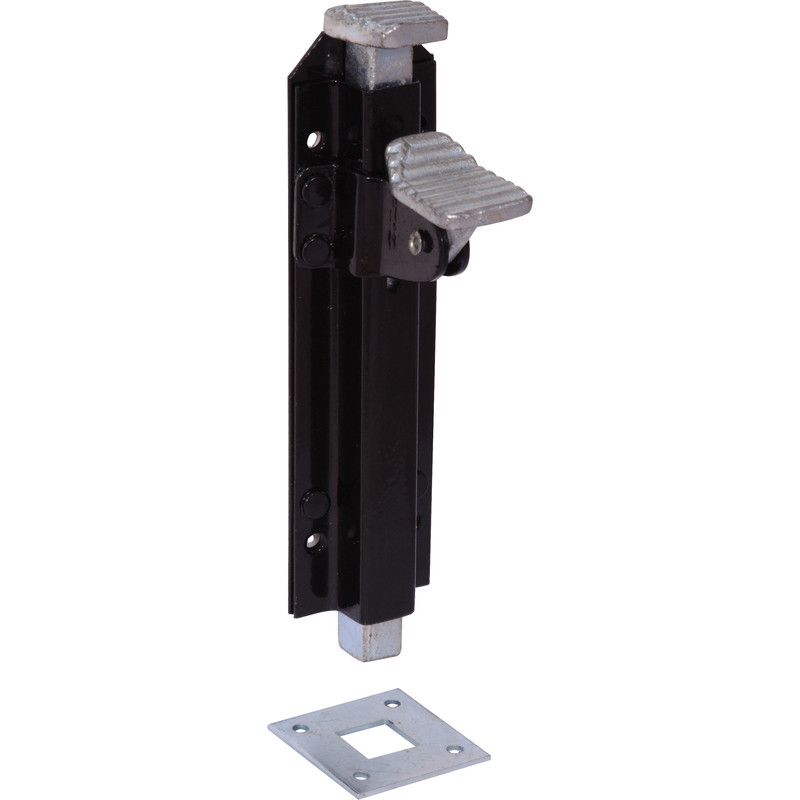 Perry Foot Bolt 200mm in Black Steel Price Comparisons | Compare The Build