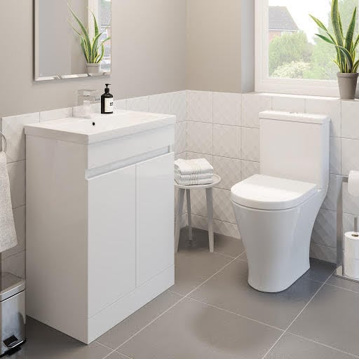 Arles Toilet & Artis White Vanity Unit 600mm Price Comparisons | Compare The Build