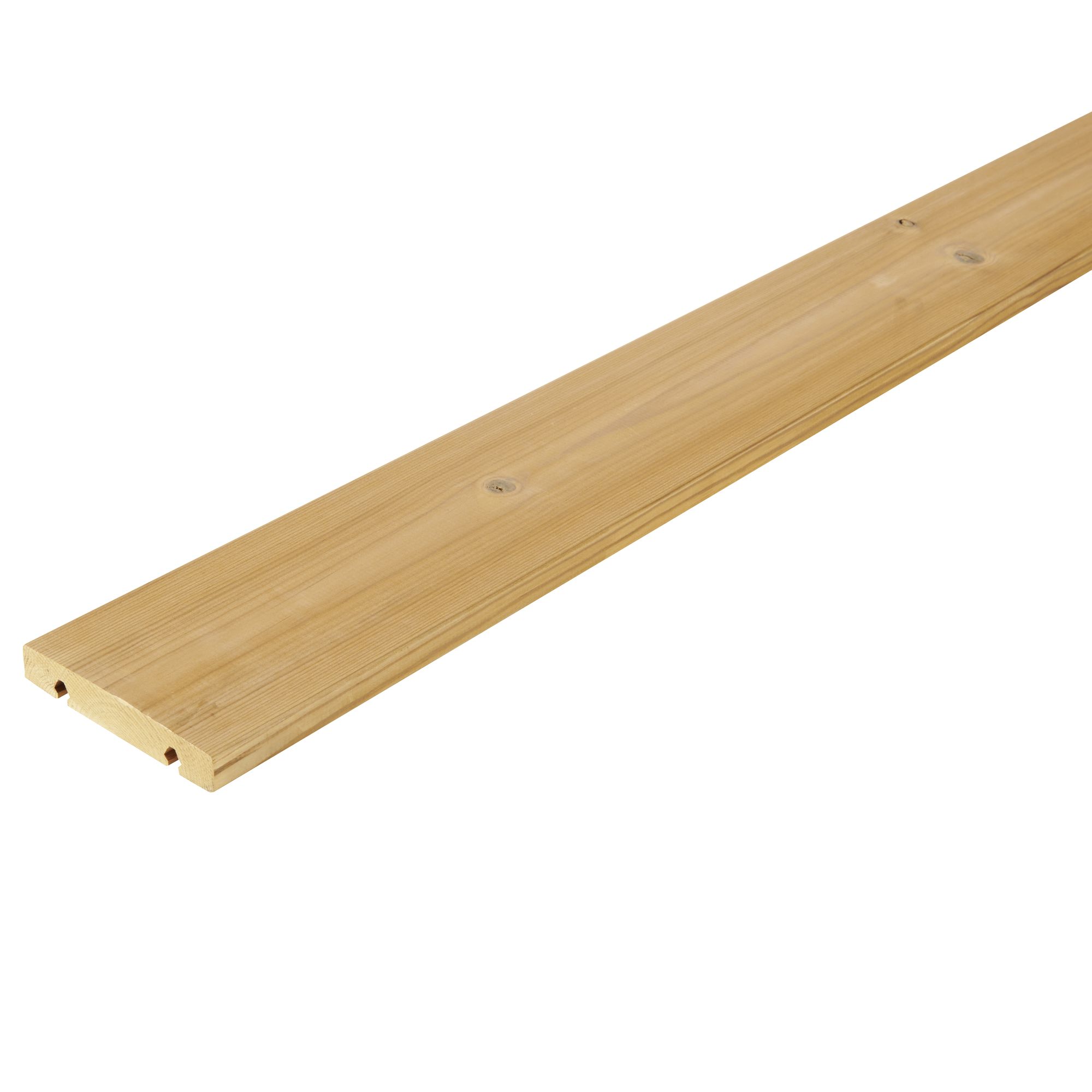 GoodHome Areto Natural Pine Deck Board (L)2M (W)118mm (T)21mm, Pack Of 6 | Compare The Build