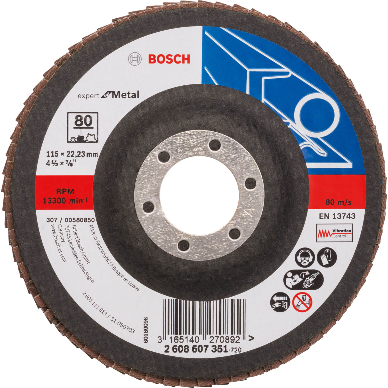 Bosch Expert X551 for Metal Flap Disc 115mm 80g Pack of 1 Price Comparisons | Compare The Build